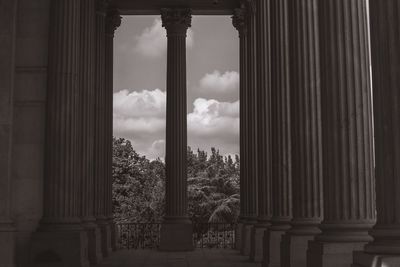 Panoramic view of historical building against sky