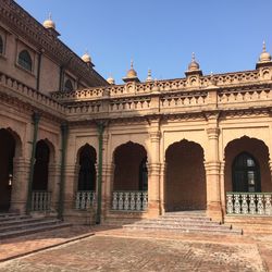 View of historical building against clear sky