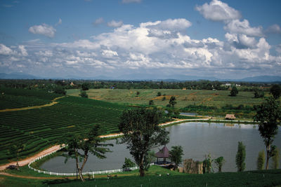 Scenic view of landscape against sky