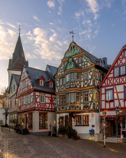 Beautiful cityscape of the german fairytale idstein, hesse