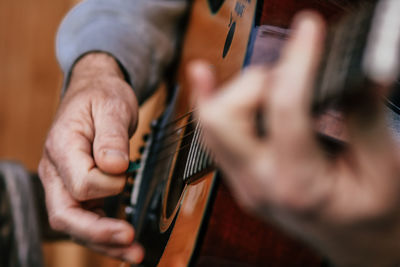 Man playing guitar