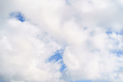 Low angle view of clouds in sky