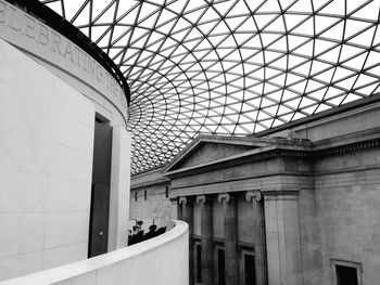 Detail of ceiling inside british museum 