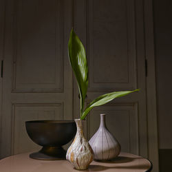 Close-up of vase on table