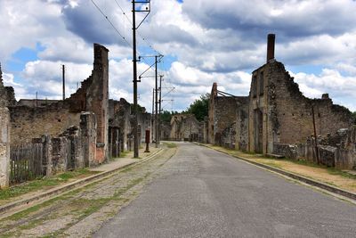 Oradour-sur-glane, france. the nazis destroyed the village, killing all 643 villagers - 10/06/1944.