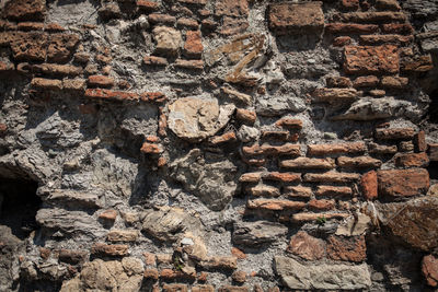 Full frame shot of stone wall