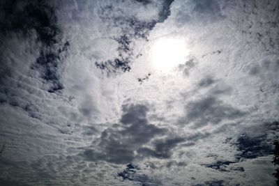 Low angle view of cloudscape against sky