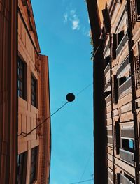 Low angle view of buildings against sky