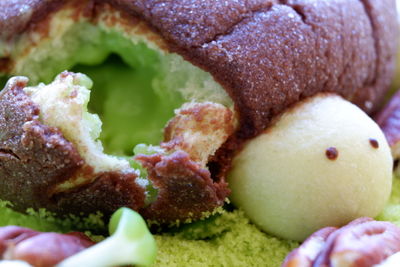 Close-up of dessert