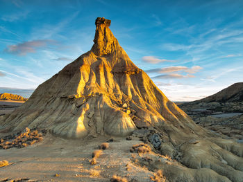 Scenic view of mountain against sky