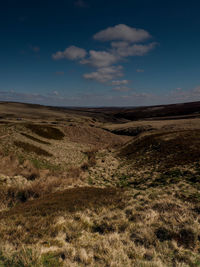 Scenic view of landscape against sky