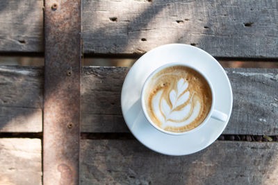 Close-up of coffee on table