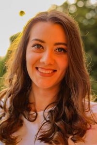 Portrait of smiling young woman