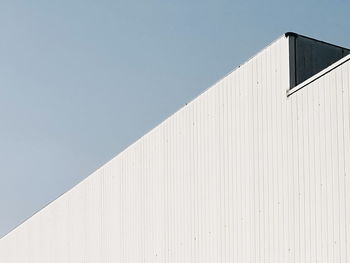 Low angle view of building against clear sky