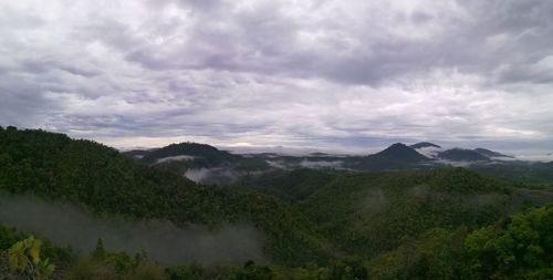 Panoramic view of landscape against sky