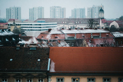View of buildings in city