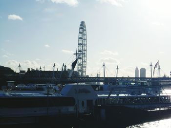 Cranes at commercial dock