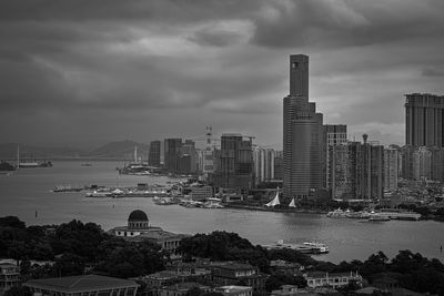 Buildings in city