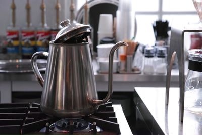 Close-up of kitchen counter