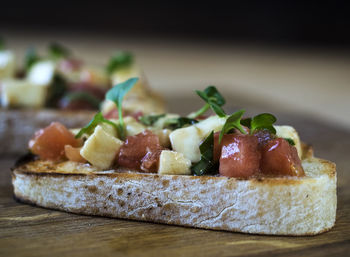 Close-up of food in plate