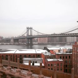 View of suspension bridge