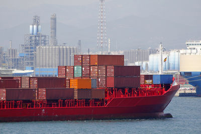 View of ship at harbor