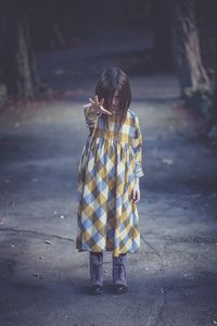 Child in forest