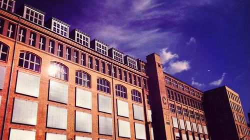 Low angle view of building against sky