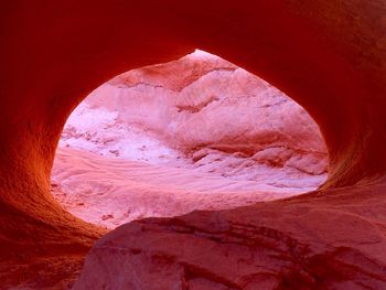Rock formations in a desert