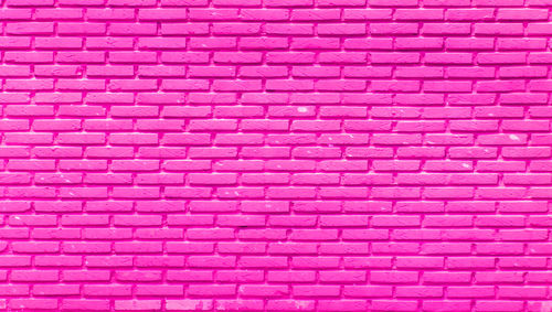 Full frame shot of pink brick wall