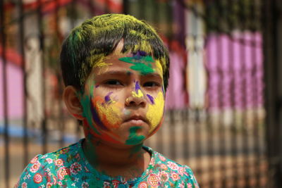 Close-up of boy