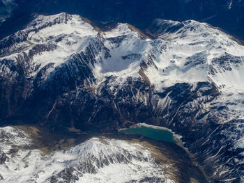 Snow covered mountain