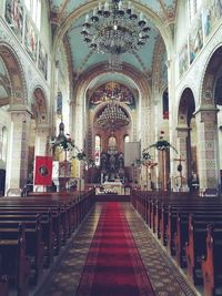 Interior of cathedral