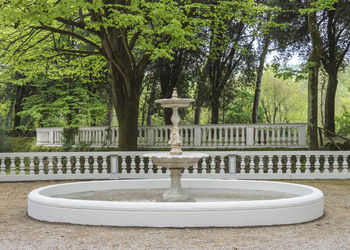 Fountain in park