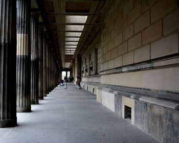 Corridor of building