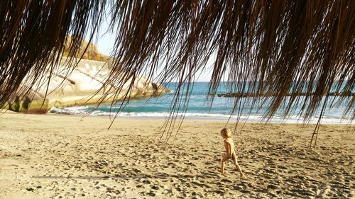 Scenic view of beach