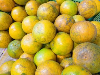 Full frame shot of fruits in market