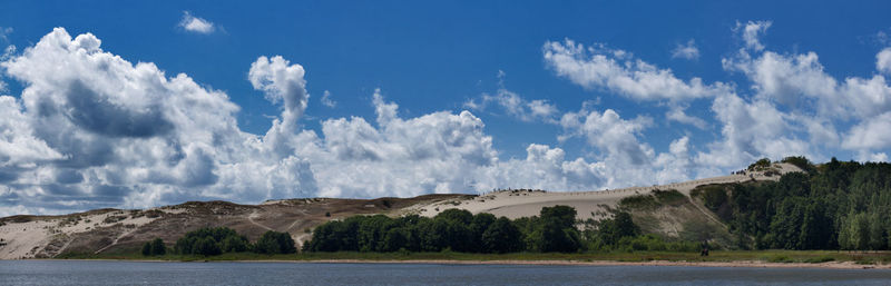 Panoramic view of landscape against sky