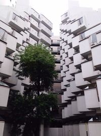 Low angle view of modern building