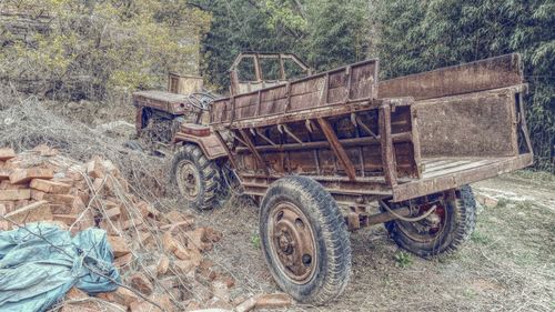 Close-up view of cobblestone