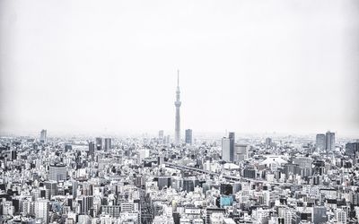 View of cityscape against sky