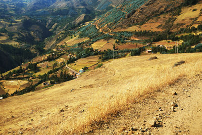 Scenic view of valley 