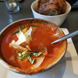 Close-up of noodles in bowl