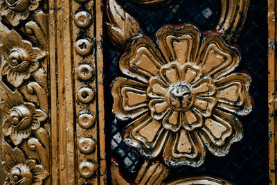 Full frame shot of ornate door