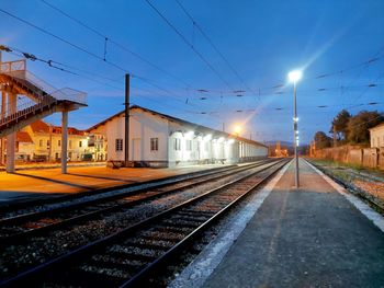 Railroad station platform