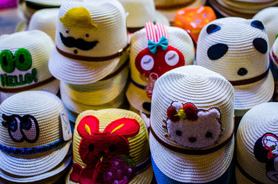 Close-up of multi colored balls