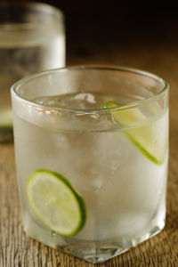 Close-up of drink on table