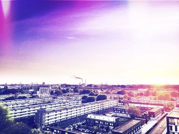 Aerial view of cityscape