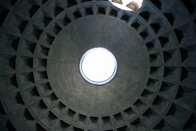 Low angle view of ceiling of cathedral