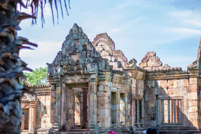 Low angle view of a temple